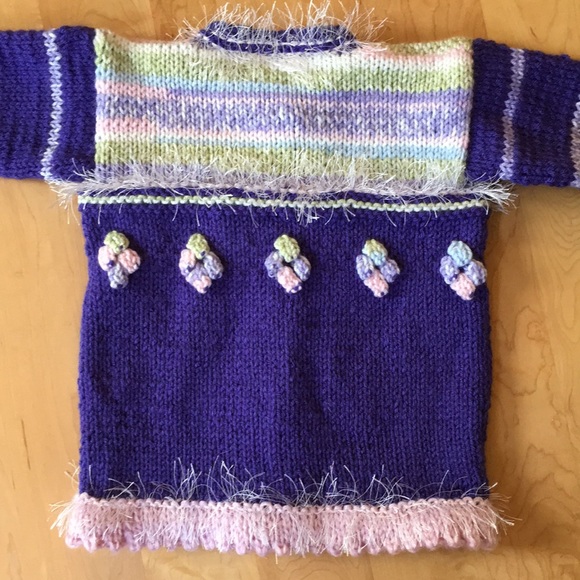 HANDKNIT By Marlis Erikson Toddler Cardigan Sweater - Picture 8 of 17